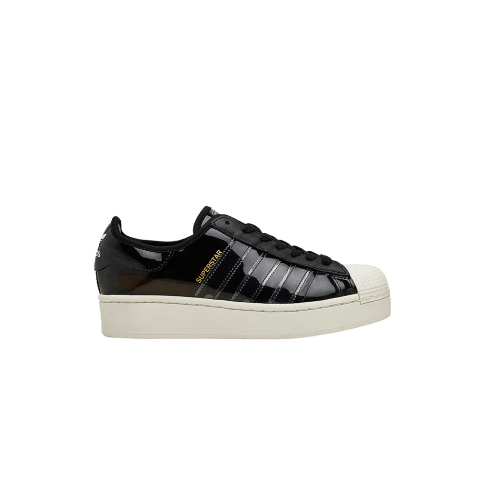 Adidas Women’s Superstar Bold 'Black Off White' FW8423 size 7 brand new